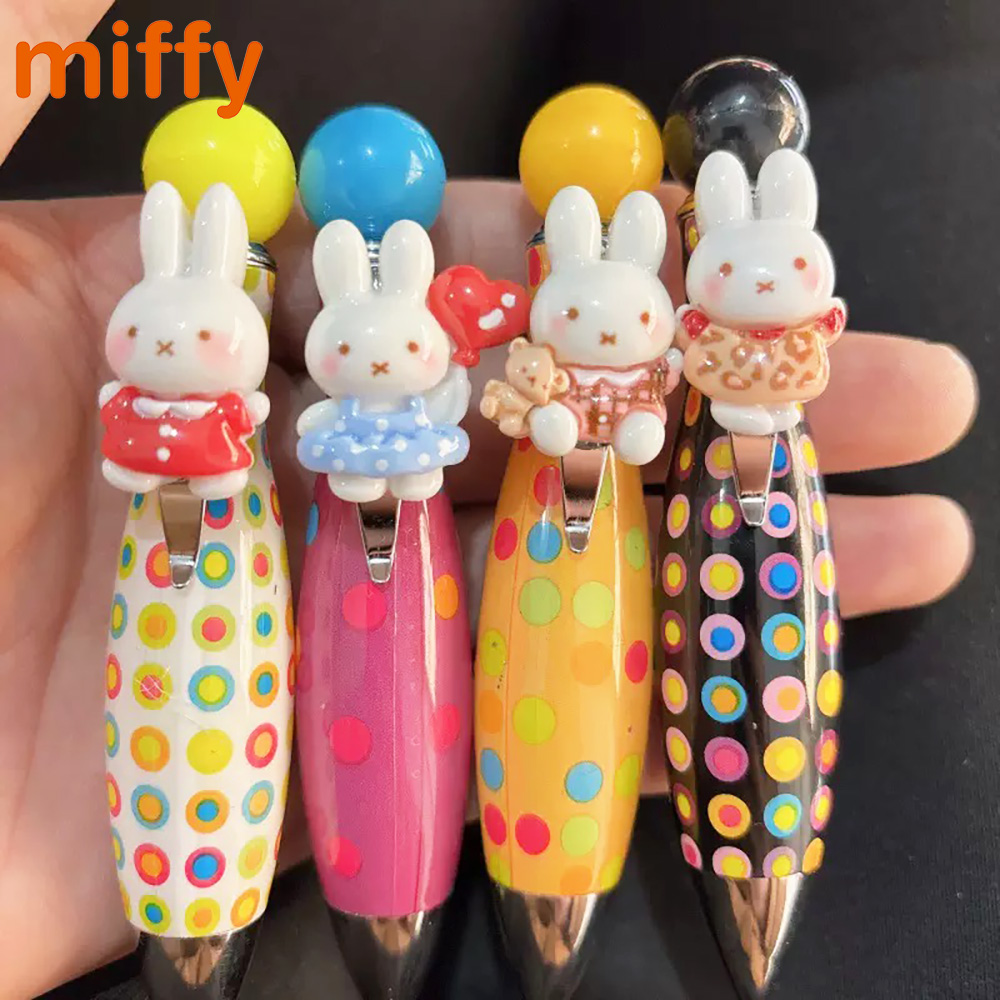 Tactical Pen Tool - ปากกาลูกลื่นลายมิฟฟี่น่ารัก รูปกระต่าย การ์ตูน สร้างสรรค์ สำหรับนักเรียน อเนกประสงค์