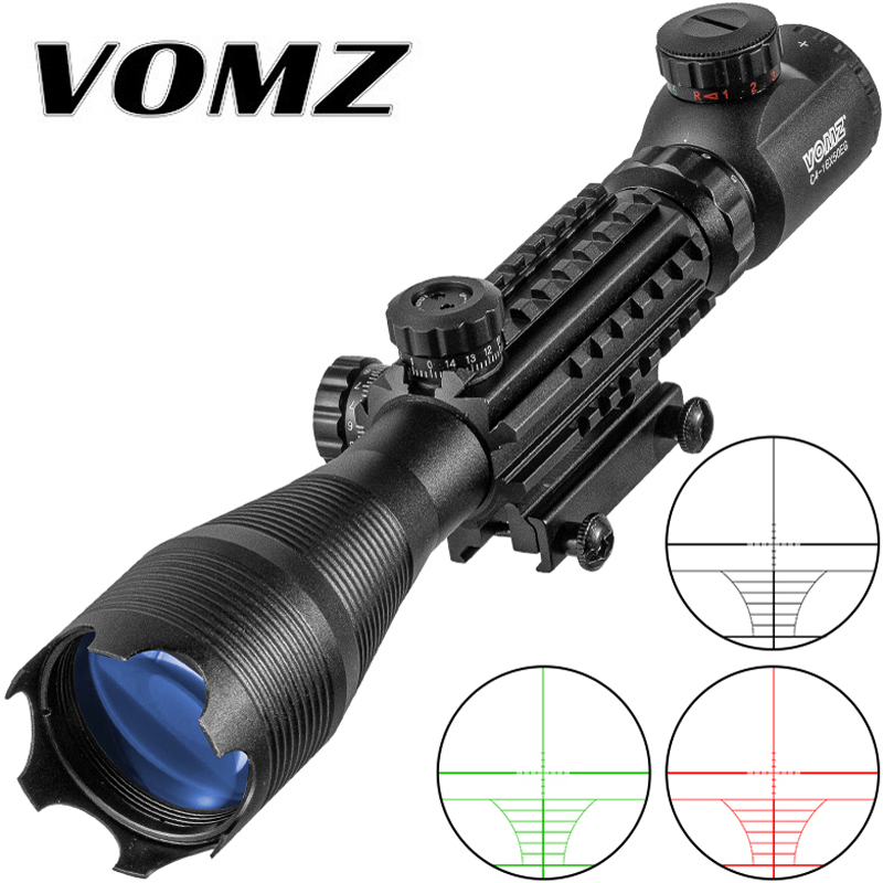 Outdoor Hunting Lab - VOMZ 4-16x50 AOE EGขอบเขตยุทธวิธีปืนไรเฟิลขอบเขตHolographicกวางล่าสัตว์Fishboneขอบเขต