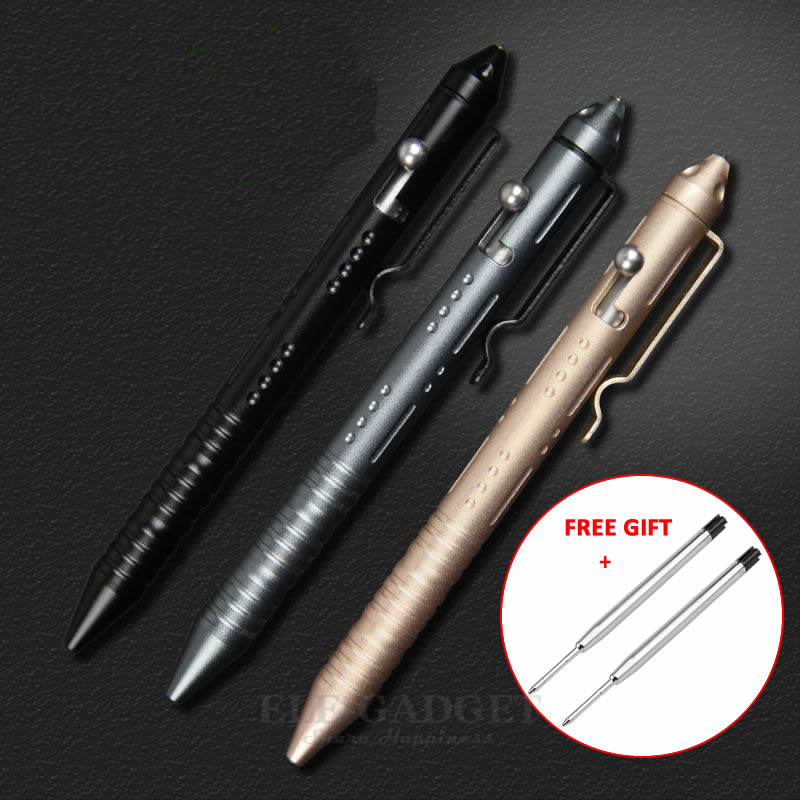 Tactical Pen Tool - แบบพกพายุทธวิธีปากกาป้องกันตัวเอง Glass Breaker อลูมิเนียม EDC เครื่องมือสำหรับ