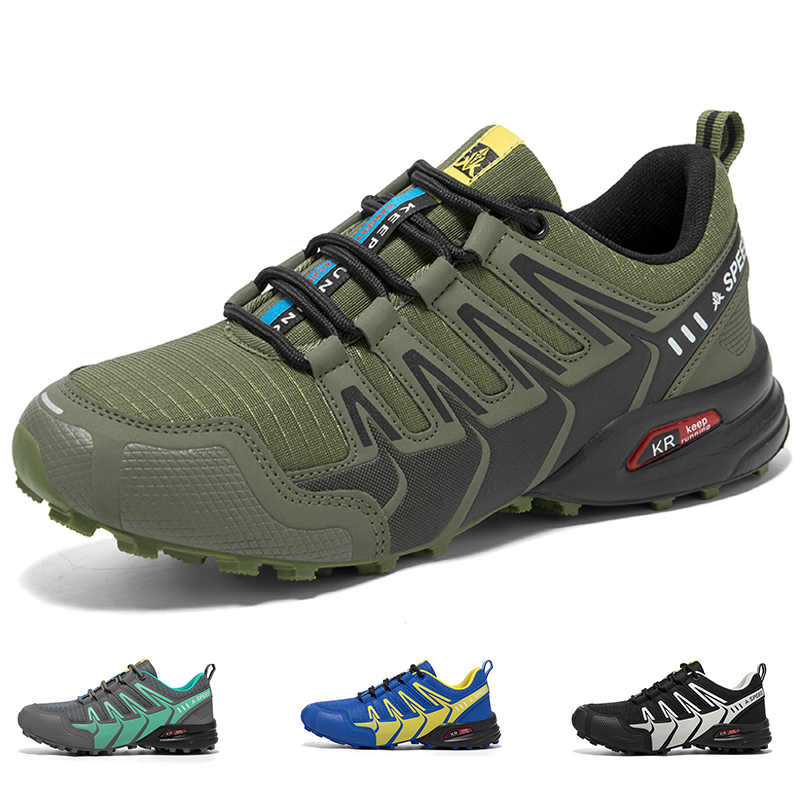 Hunting Outdoor Boots - 2025 รองเท้าเดินป่ากันน้ำสำหรับผู้ชายกลางแจ้งปีนเขาตั้งแคมป์ล่าสัตว์รองเท้ายุทธวิธีรองเท้าผ้าใบปั่นจักรยานอเนกประสงค์