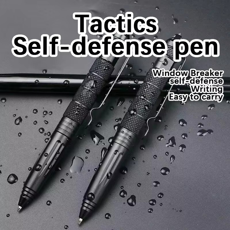 Tactical Pen Tool - 1 ชิ้น ปากกาแทคติคอล อลูมิเนียมอัลลอยด์อเนกประสงค์ ปากกาป้องกันตัว ปากกาแทคติคอล