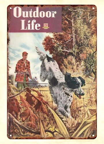 Hunting Dog Outdoor - ของตกแต่งบ้าน นิตยสาร OUTDOOR LIFE ปี 1948