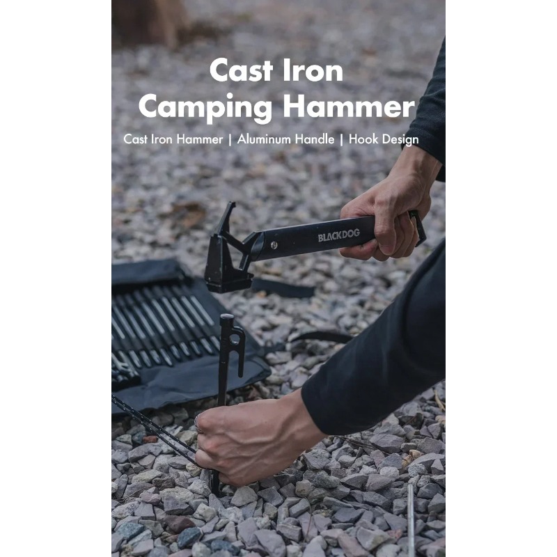 Hunting Dog Outdoor - BLACKDOG ค่ายแฮมเมอร์ เครื่องมือเอาตัวรอด อุปกรณ์ล่าสัตว์น้ำหนักเบาพิเศษ อุปกรณ์กลางแจ้งอเนกประสงค์ ฉุกเฉิน