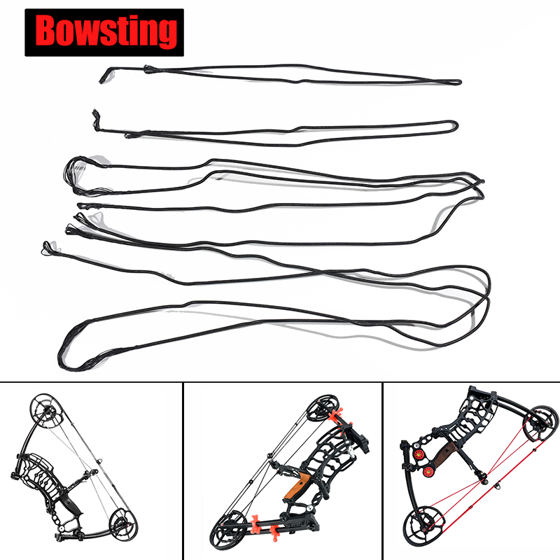 Bow Stringer Tool - สายธนูสำหรับคันธนูคันธนูคันธนูแบบโค้งสีดำเปลี่ยนได้