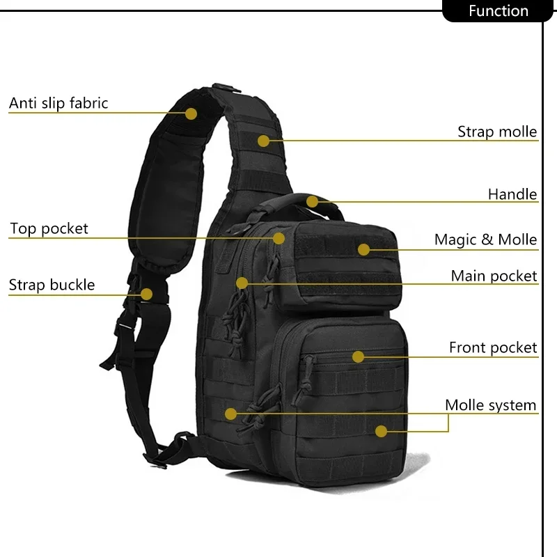 กระเป๋าคาดไหล่กลางแจ้ง D1-Outd - Hunting Outdoor Day บทวิจารณ์และราคา