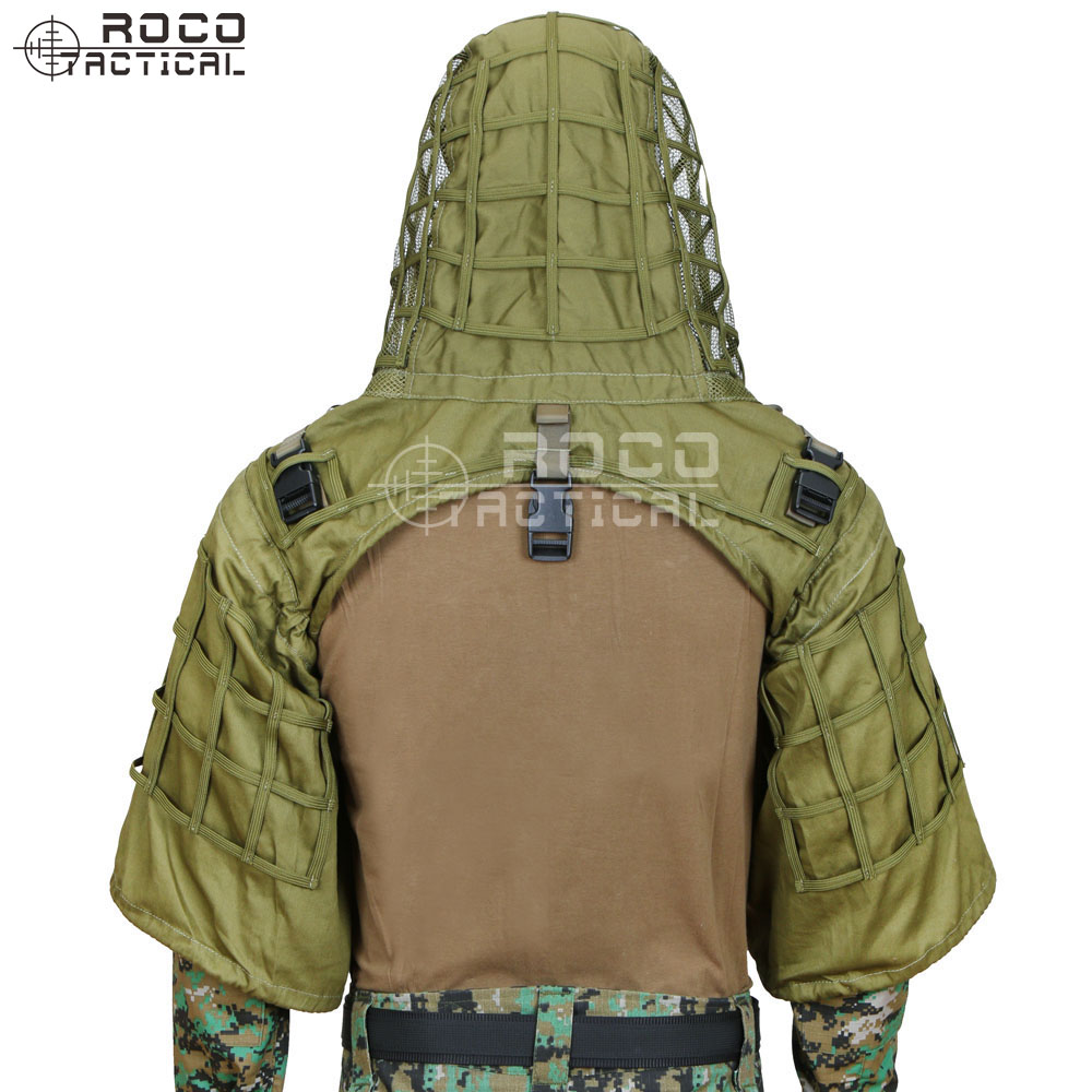 ROCOTACTICAL ทหาร Sniper Ghill - Ghillie Suit Woodland บทวิจารณ์และราคา