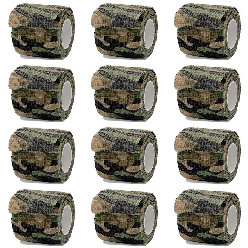 1/6/12Pcs Wetland Camouflage ย - Outdoor Hunting Fabric บทวิจารณ์และราคา