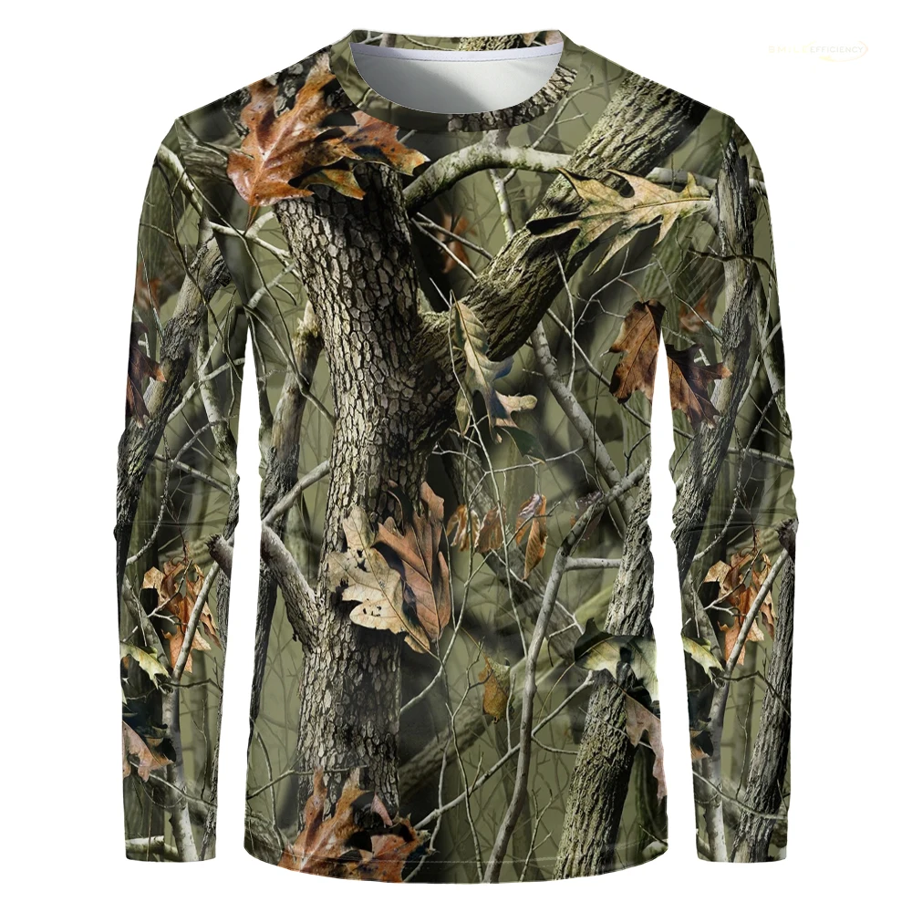 ผู้ชายลายพรางป่าเสื้อยืดล่าสัต - Hunting And Camping In Forest บทวิจารณ์และราคา