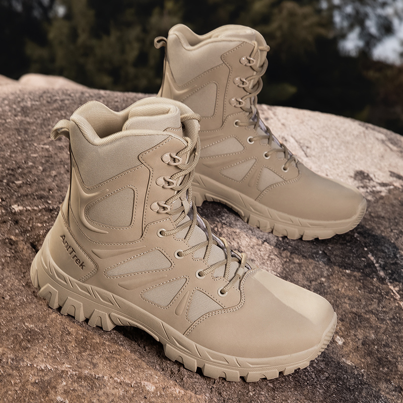 รองเท้าบูททหารผู้ชาย กันน้ำ รอ - Hunting Outdoor Boots บทวิจารณ์และราคา