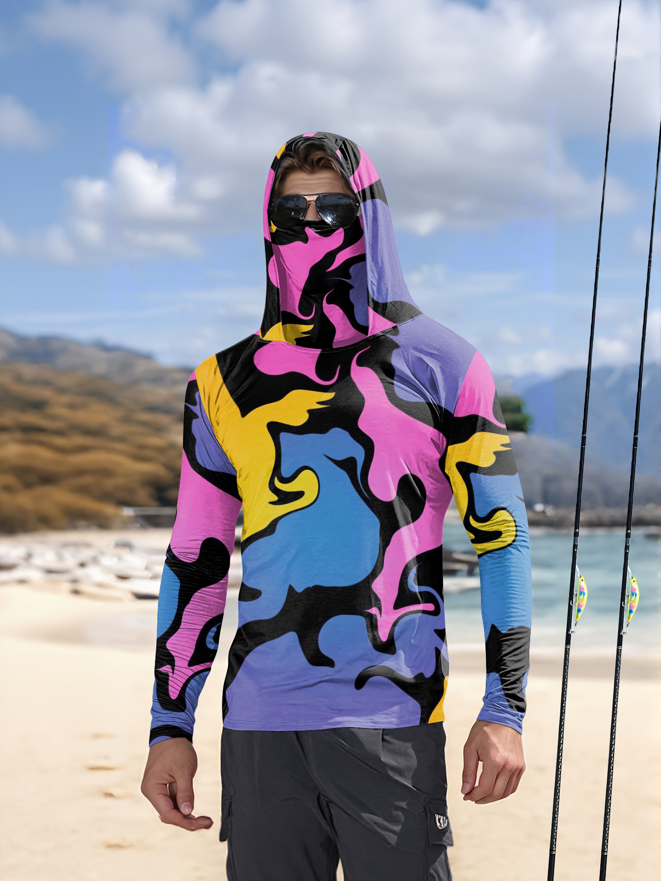 เสื้อฮู้ดตกปลา เสื้อแขนยาวป้อง - Hunting Fishing Outdoor บทวิจารณ์และราคา