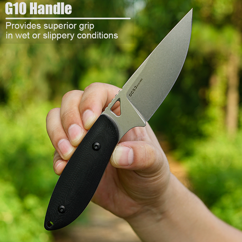 มีดพับ DC53 ด้าม G10 ใบมีดคม ส - Hunting Camp Outdoor Kitchen บทวิจารณ์และราคา