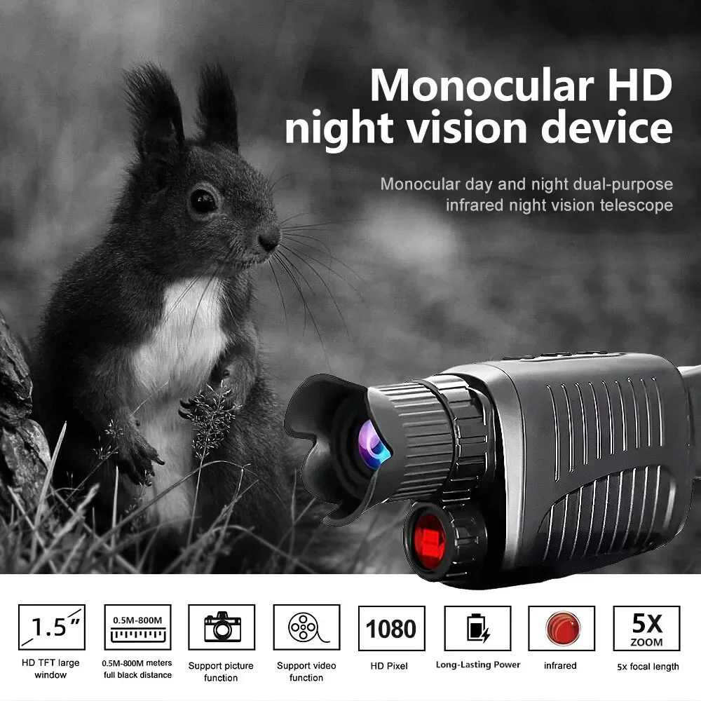 กล้องมองกลางคืนแบบตาเดียว HD 1 - Hunting Outdoor Day บทวิจารณ์และราคา