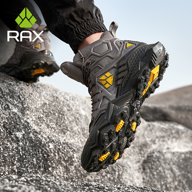 Rax เดินป่าผู้ชายรองเท้ากันน้ำ - Outdoor Hunting Fabric บทวิจารณ์และราคา