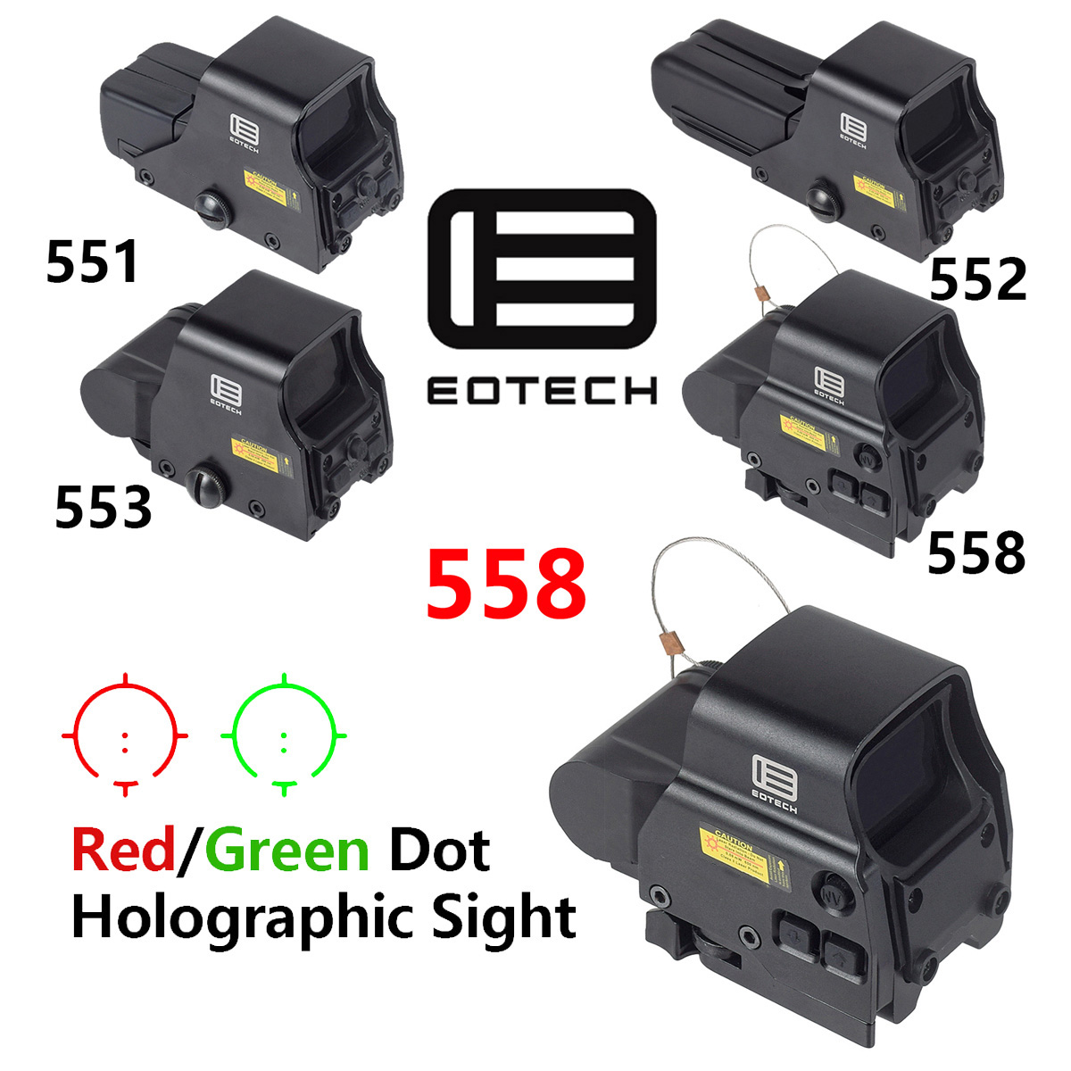 Eotech 551 552 553 558 โฮโลแกร - Outdoor Hunting Rifle บทวิจารณ์และราคา