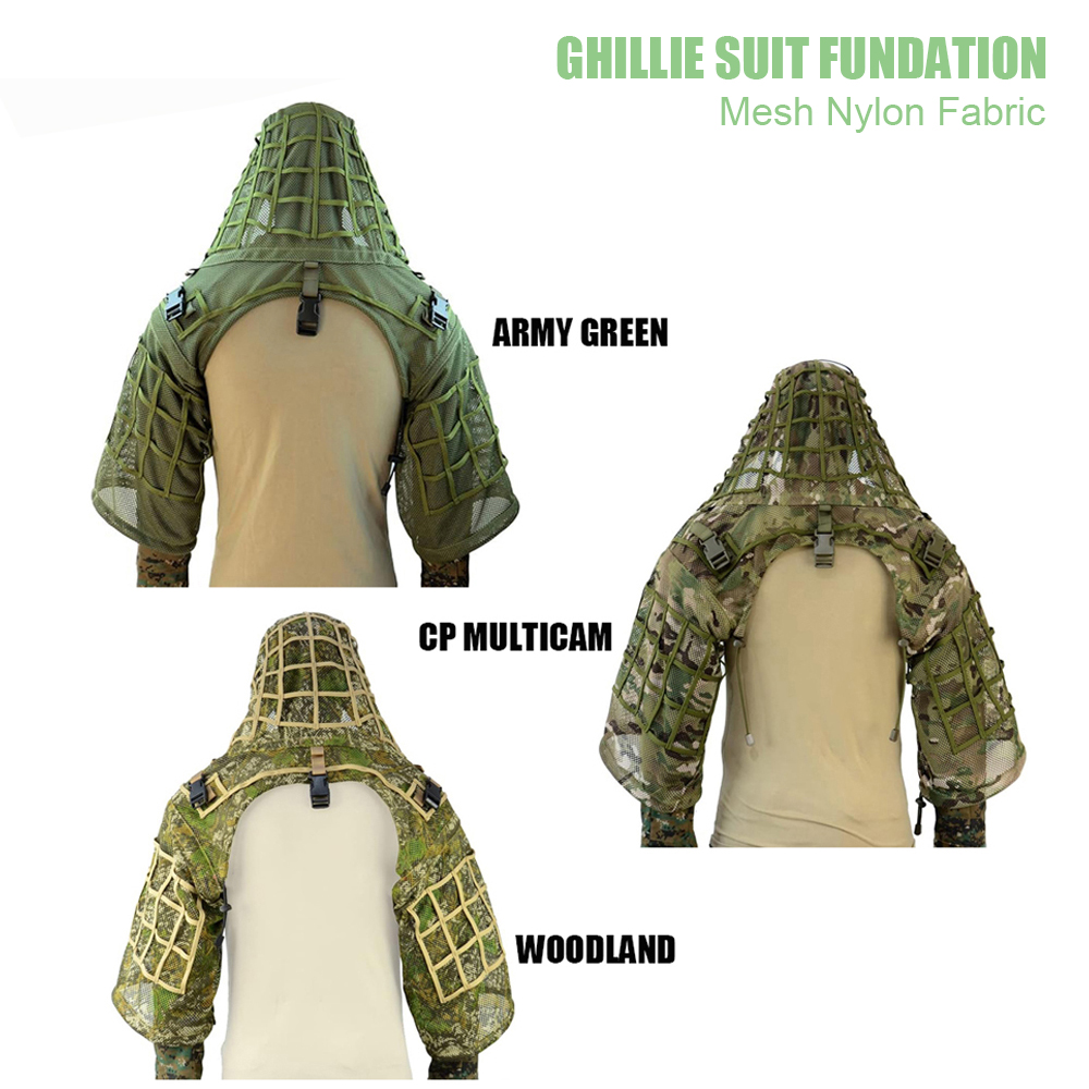 รองพื้น Ghillie Suit, Ghillie  - Ghillie Suit Woodland บทวิจารณ์และราคา