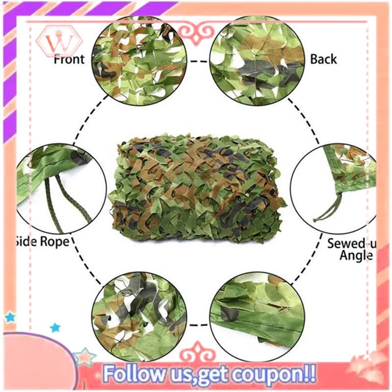1 PCS Forest Camouflage สุทธิก - Hunting And Camping In Forest บทวิจารณ์และราคา
