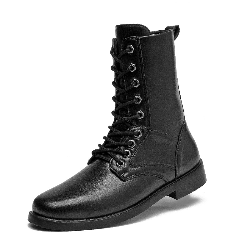 รองเท้าบูทหนังหุ้มข้อสูง รองเท - Hunting Outdoor Boots บทวิจารณ์และราคา