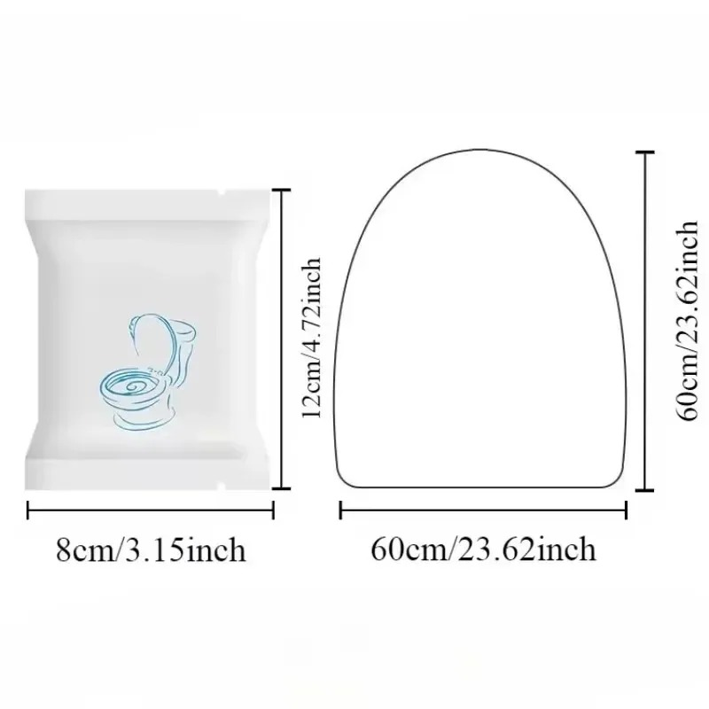 50/20/10pcs แบบพกพา Disposable - Outdoor Hunting Toilet บทวิจารณ์และราคา