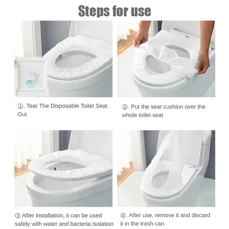 50/20/10pcs แบบพกพา Disposable - Outdoor Hunting Toilet บทวิจารณ์และราคา