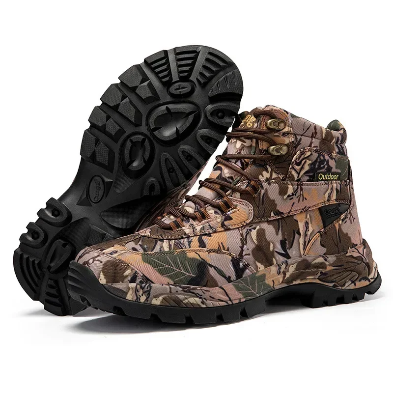 ผู้ชาย High TOP Camouflage การ - Hunting Outdoor Boots บทวิจารณ์และราคา