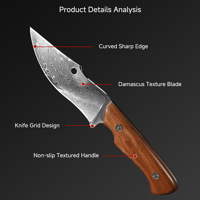 มีดดาบัสกัสสำหรับกิจกรรมกลางแจ - Hunting Knife Outdoor Edge บทวิจารณ์และราคา