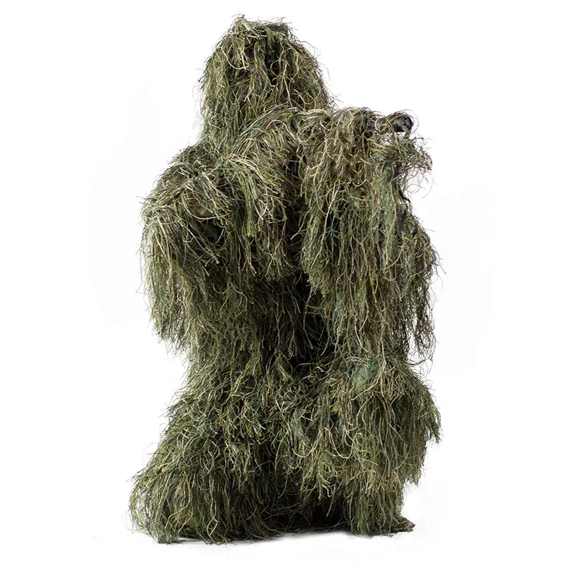 5 ชิ้นผู้ใหญ่ Ghillie สูทเด็ก  - Ghillie Suit Woodland บทวิจารณ์และราคา