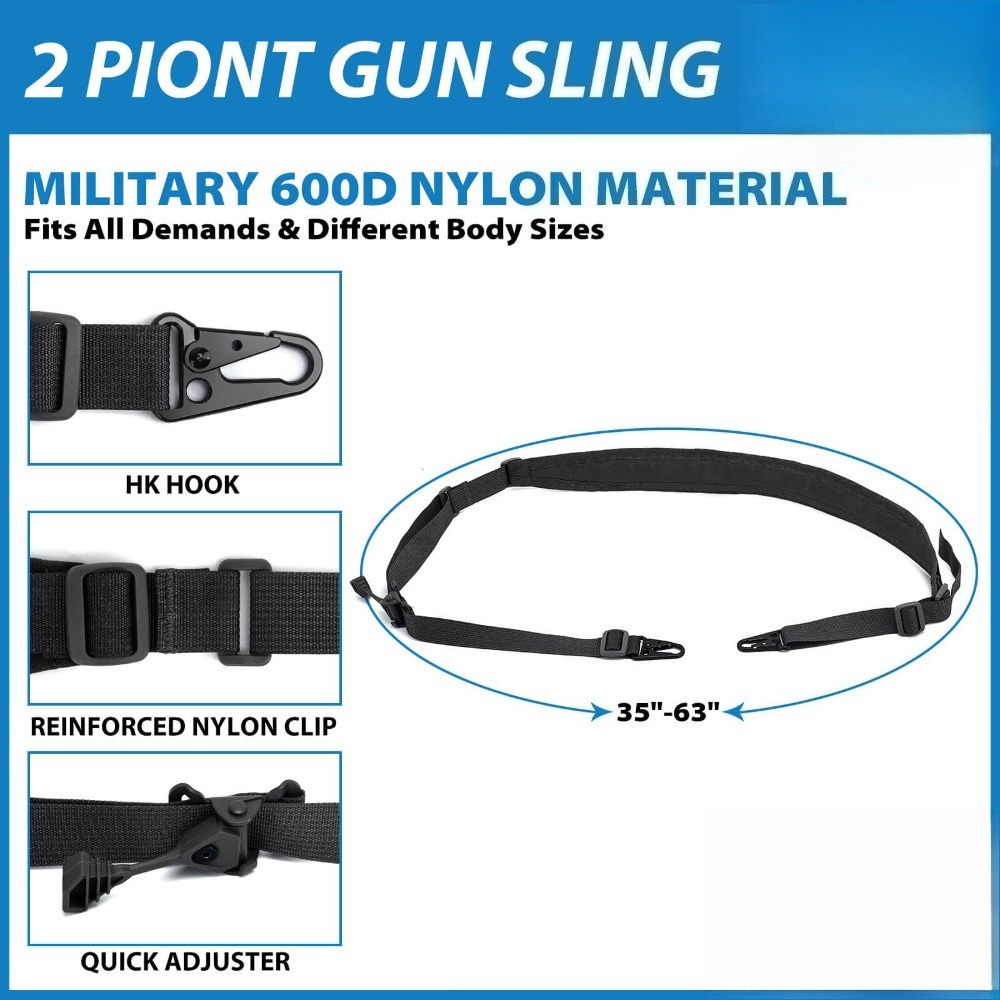 สายสะพายปืนแบบ 2 จุด Tactical  - Outdoor Hunting Rifle บทวิจารณ์และราคา