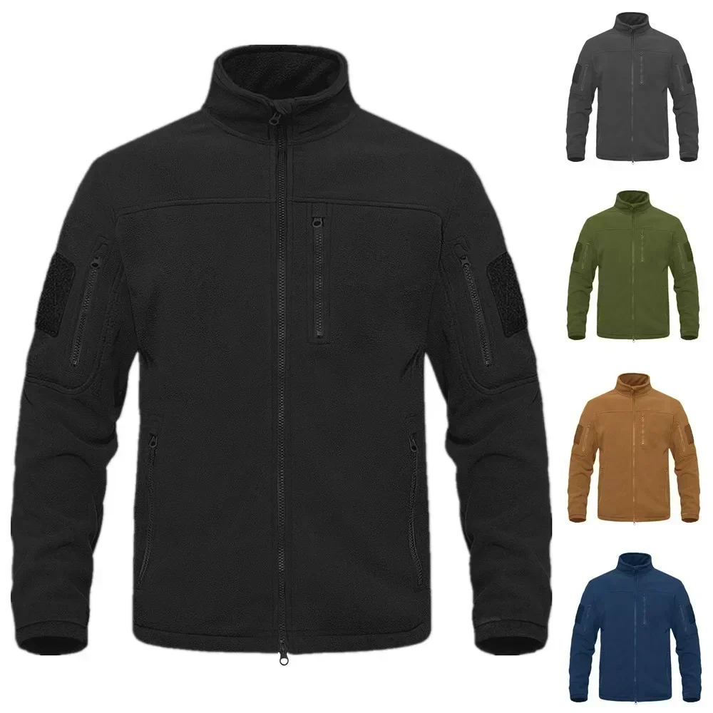 2024 Full Zipper WARMขนแกะเสื้ - Safari Outdoor Hunting Jackets บทวิจารณ์และราคา