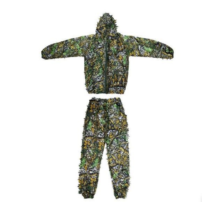 ชุดพรางตัว 3 มิติ สำหรับล่าสัต - Ghillie Suit Woodland บทวิจารณ์และราคา