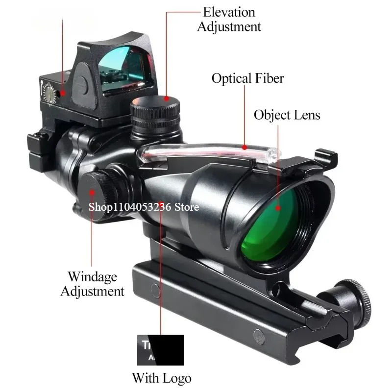 กล้องเล็ง 4x32 พร้อมจุดแดงแบบไ - Outdoor Hunting Lab บทวิจารณ์และราคา
