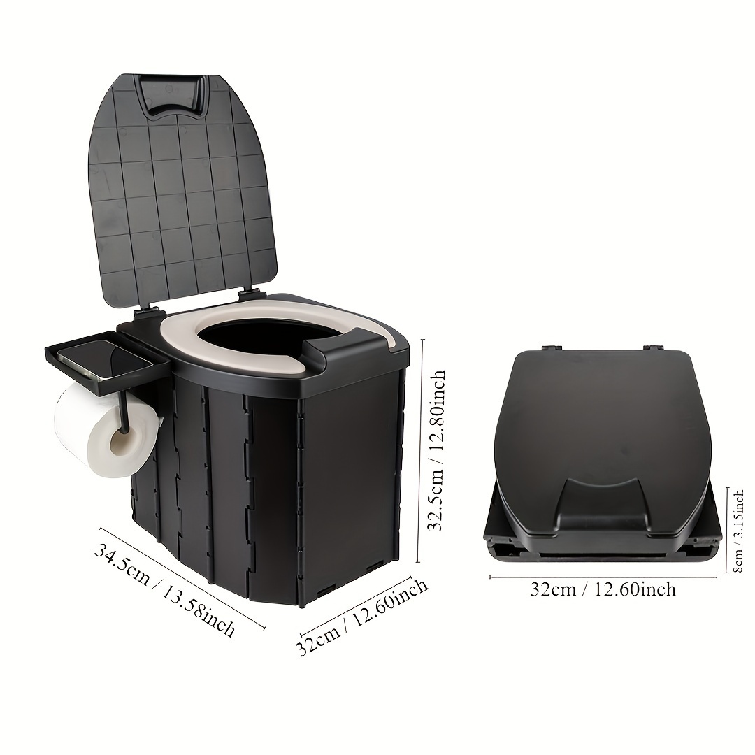 ห้องน้ำพับแบบพกพาพร้อมเบาะรองน - Outdoor Hunting Toilet บทวิจารณ์และราคา