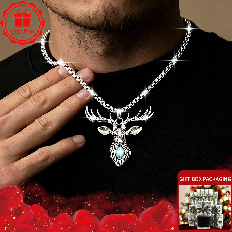 จี้รูปหัวกวางวินเทจ สร้อยคอสำห - Elk Bugle Call บทวิจารณ์และราคา