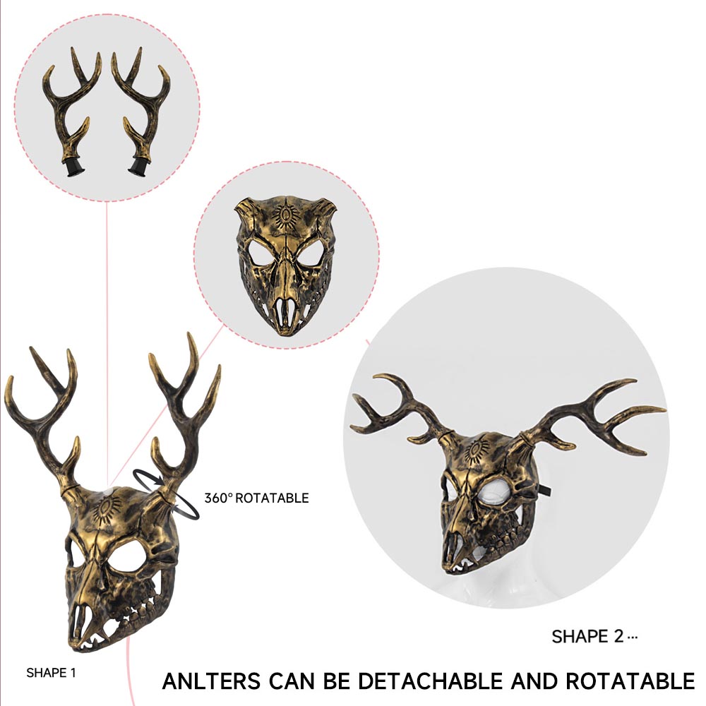 สัตว์ Elk หน้ากาก Headpiece คอ - Elk Bugle Call บทวิจารณ์และราคา