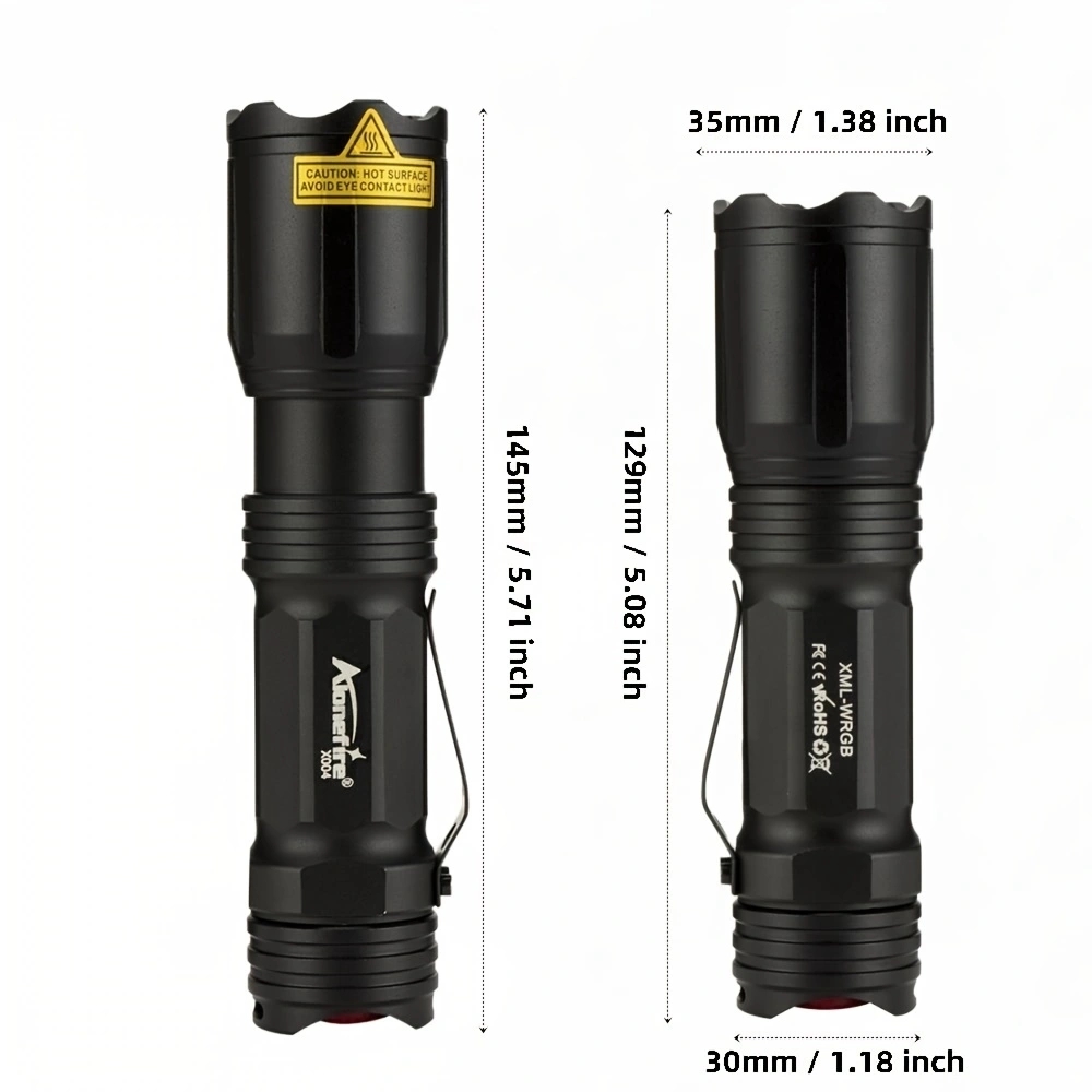 ซูม 4 สีไฟ LED ไฟฉายสีขาว/สีแด - Outdoor Hunting Photography บทวิจารณ์และราคา