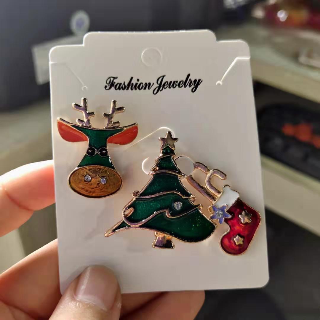 3pcs Merry Christmas เข็มกลัดส - Elk Bugle Call บทวิจารณ์และราคา