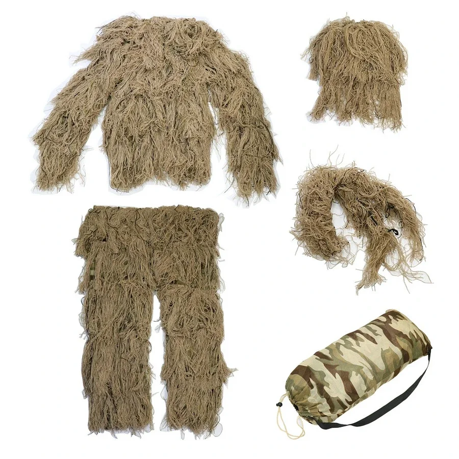 การล่าสัตว์ Woodland 3D Camo B - Ghillie Suit Woodland บทวิจารณ์และราคา