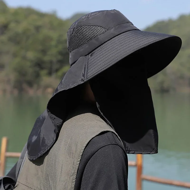 หมวกกันแดดฤดูร้อน ป้องกันรังสี - Hunting Fishing Outdoor บทวิจารณ์และราคา