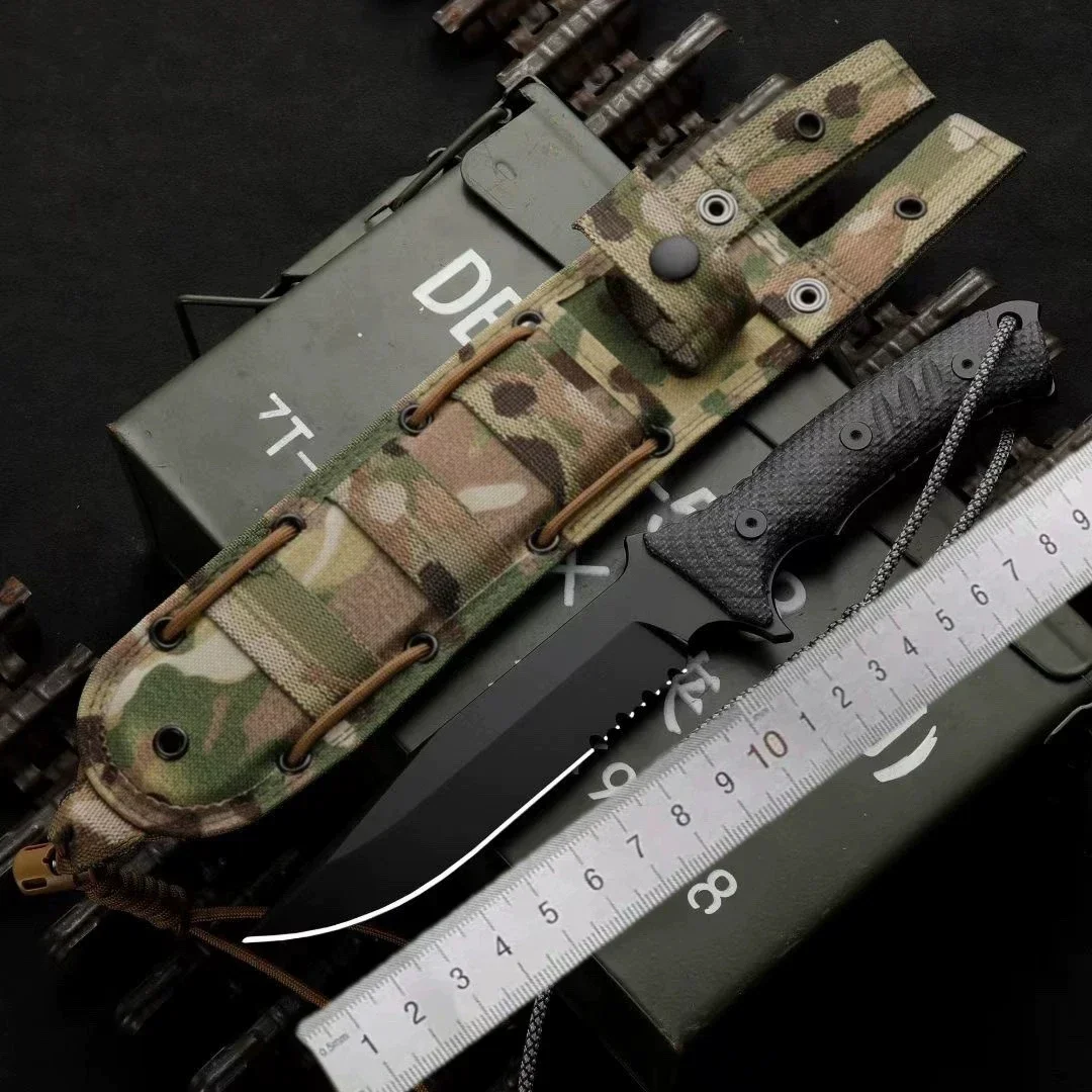 มีดตรงสำหรับตั้งแคมป์กลางแจ้งร - Hunting And Camping In Jungle บทวิจารณ์และราคา
