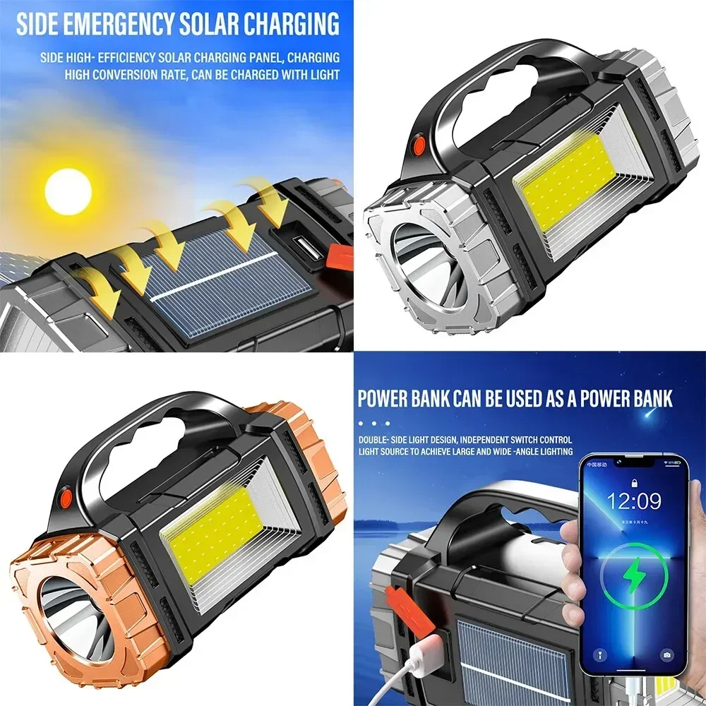 ไฟฉายมือถืออันทรงพลัง USB ชาร์ - Hunting Fishing Outdoor บทวิจารณ์และราคา