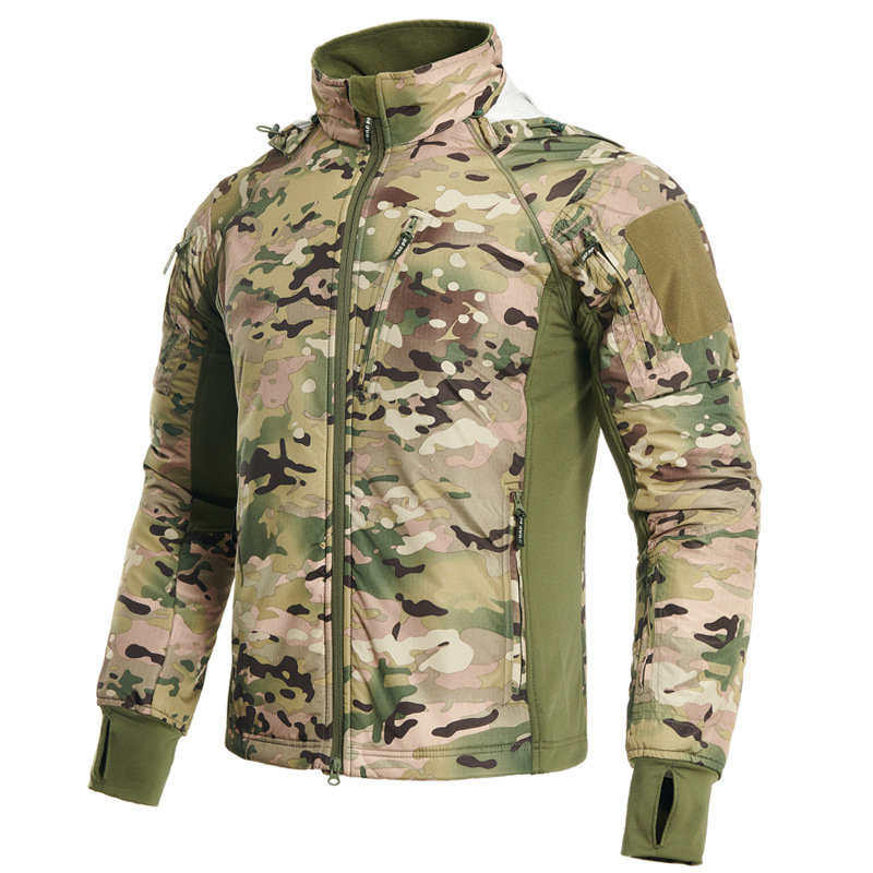 เสื้อแจ็คเก็ตยุทธวิธีผู้ชายเสื - Safari Outdoor Hunting Jackets บทวิจารณ์และราคา