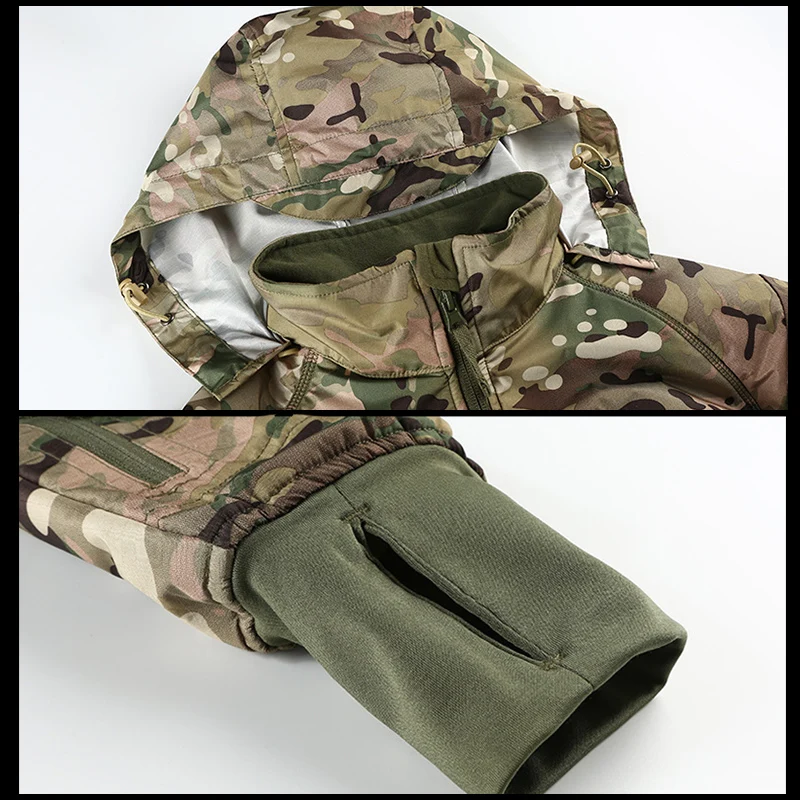 เสื้อแจ็คเก็ตยุทธวิธีผู้ชายเสื - Safari Outdoor Hunting Jackets บทวิจารณ์และราคา