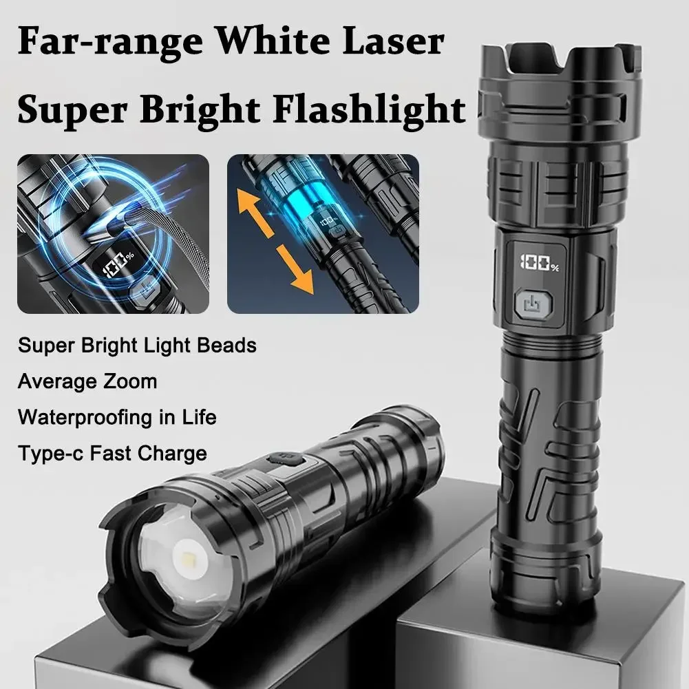 ไฟฉาย LED Super Bright USB ชาร - Hunting Fishing Outdoor บทวิจารณ์และราคา
