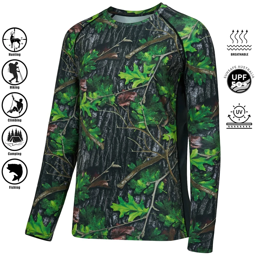  ﻿   เสื้อยืดลายพรางสำหรับล่า - Hunting And Camping In Forest บทวิจารณ์และราคา