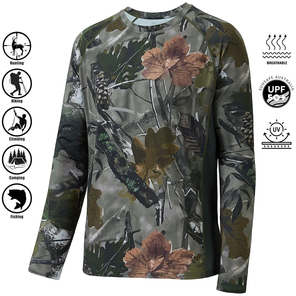  ﻿   เสื้อยืดลายพรางสำหรับล่า - Hunting And Camping In Forest บทวิจารณ์และราคา