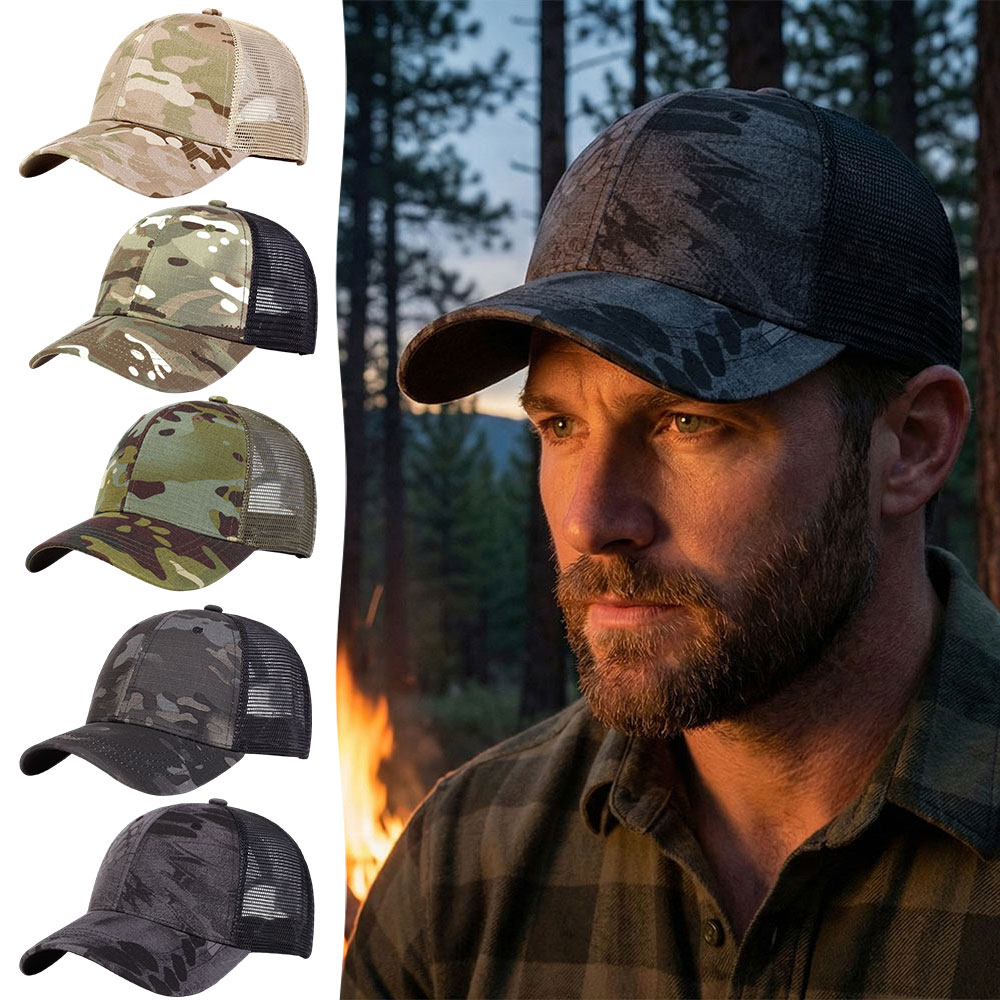 หมวกเบสบอลกลางแจ้งสำหรับผู้ชาย - Outdoor Hunting House บทวิจารณ์และราคา