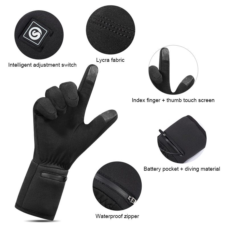 ชาร์จไฟฟ้า Liner ถุงมืออุ่นฤดู - Hunting Fishing Outdoor บทวิจารณ์และราคา