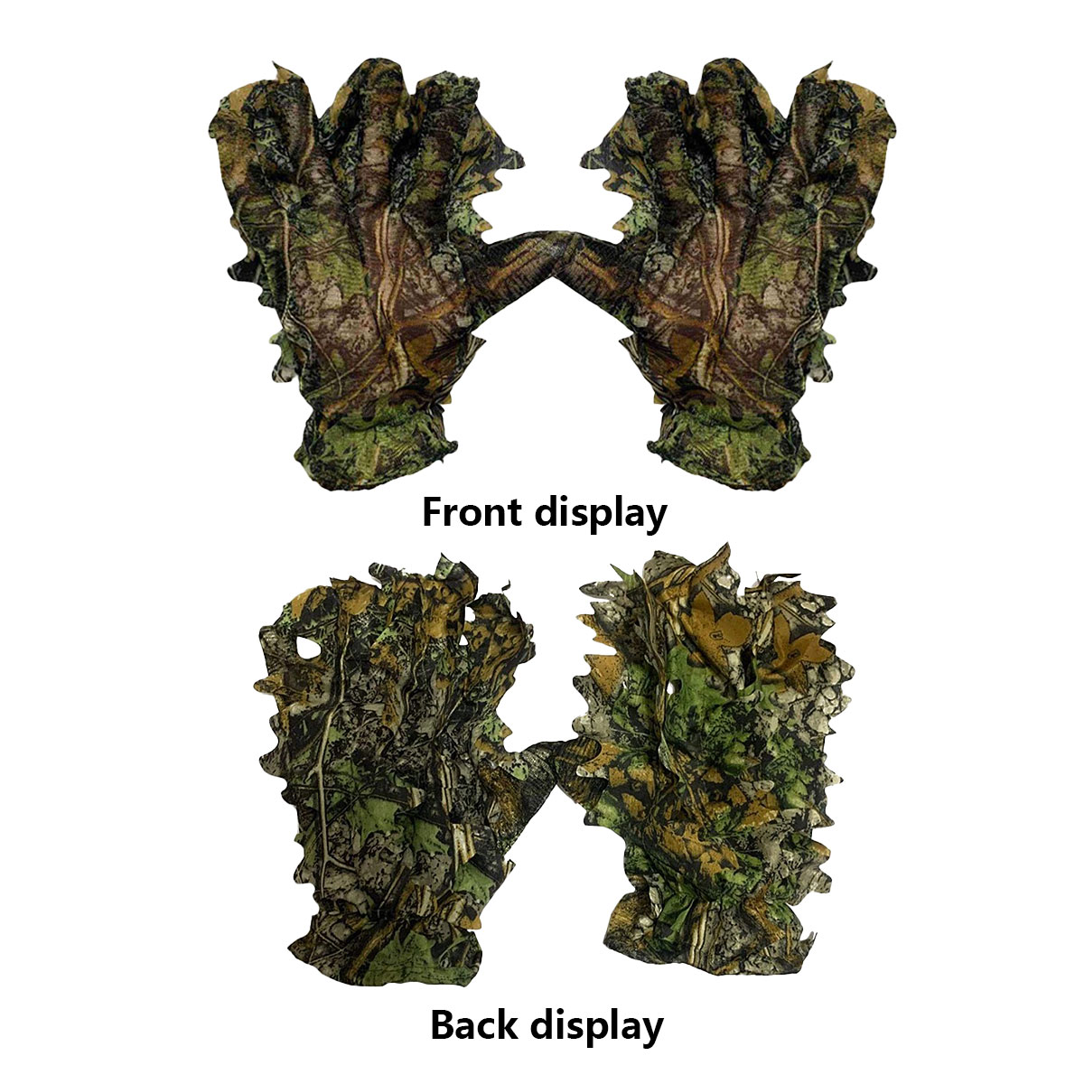 ถุงมือลายใบไม้ 3 มิติ สำหรับล่ - Outdoor Hunting Photography บทวิจารณ์และราคา